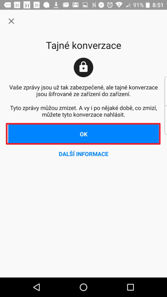 Šifrování ve Facebook Messengeru