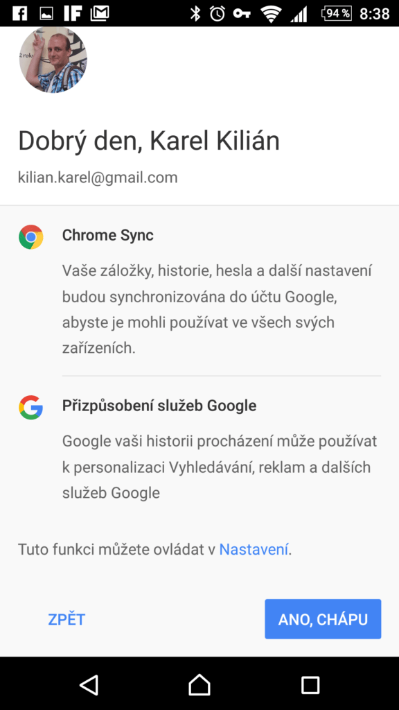 Synchronizace a přizpůsobení