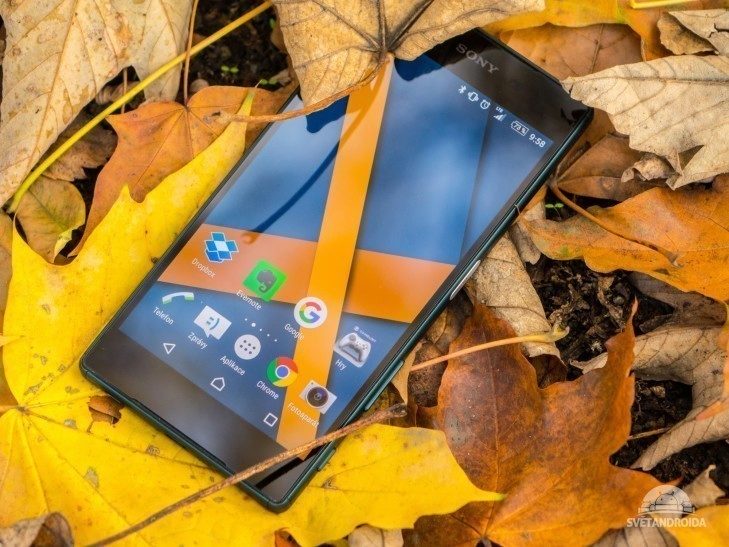 Sony Xperia Z5 - displej, barvy