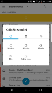 Odložení o daný čas