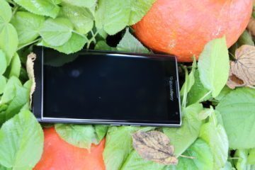 Čelní strana telefonu BlackBerry Priv