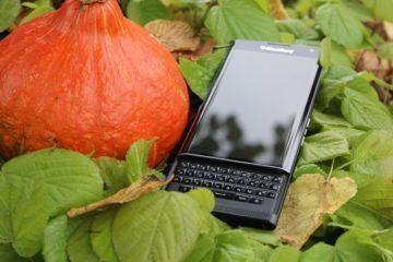 Vysunutá klávesnice BlackBerry Priv