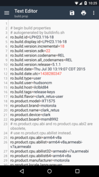 Aplikace BuildProp Editor