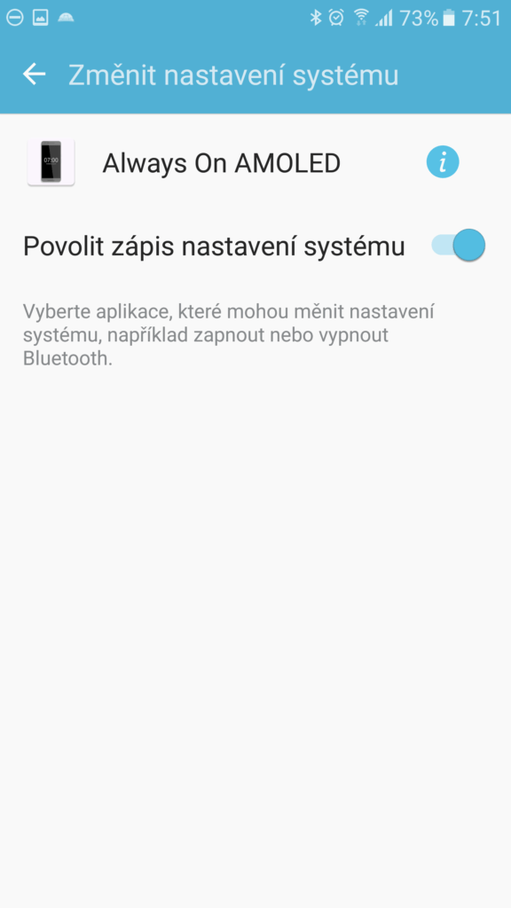 Aplikace Always On AMOLED 3