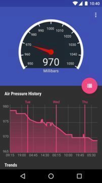 Barometer Reborn udělá z telefonu barometr