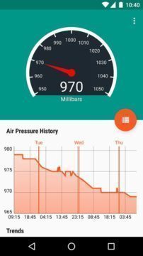 Barometer Reborn udělá z telefonu barometr