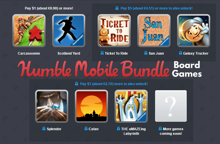 Deskové hry Humble Bundle