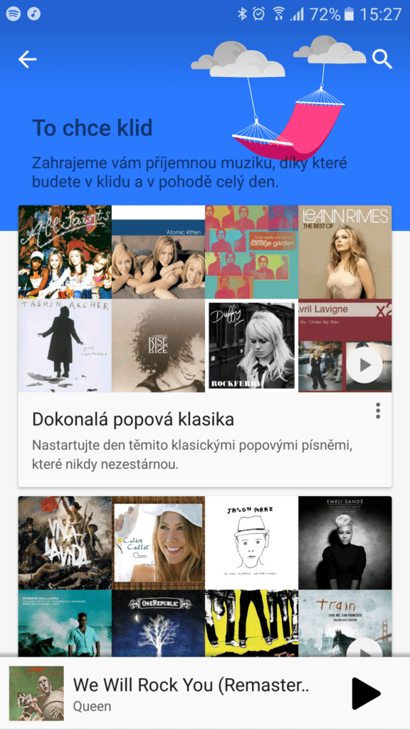 Google Music aplikace 3