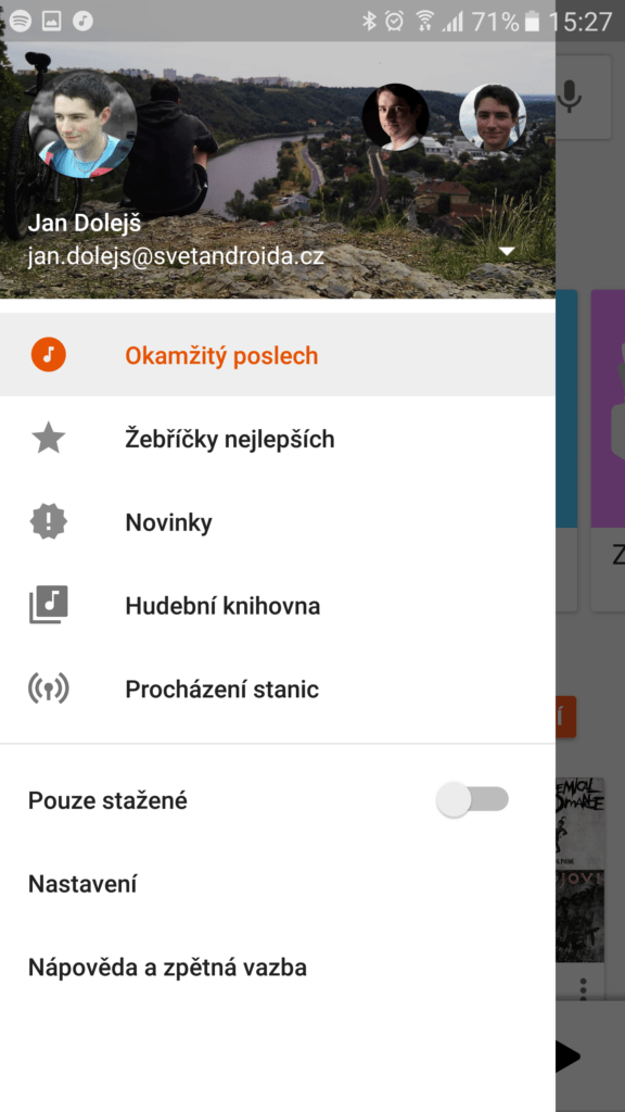 Google Music aplikace 4