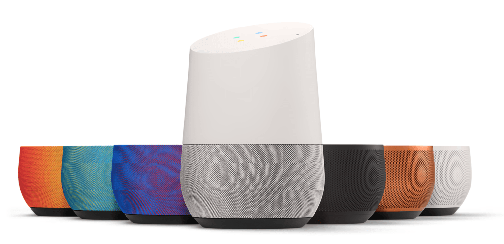 Google Home barevné kombinace