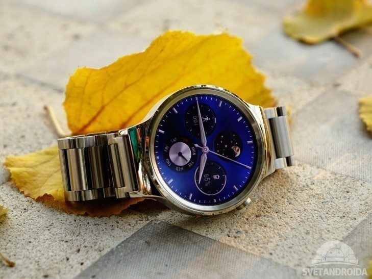 Huawei Watch - konstrukce, přední strana (2)