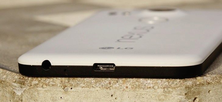 Nexus 5X - konstrukce, USB C