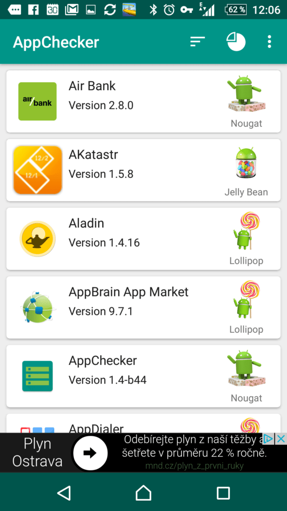 Aplikace AppChecker