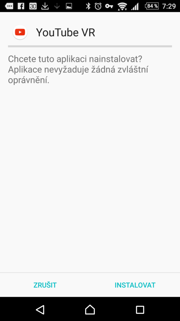 Instalace aplikace