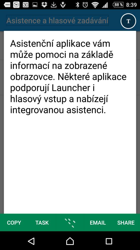 S textem je možné dále pracovat