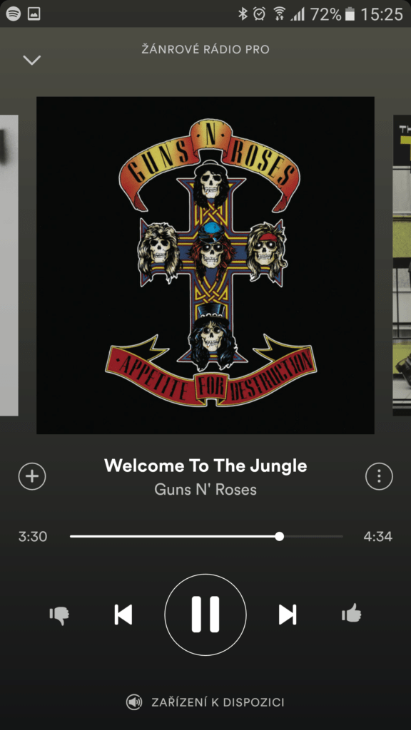Spotify aplikace 1