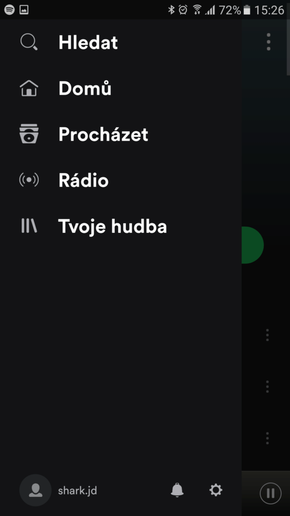 Spotify aplikace 2