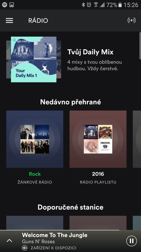 Spotify aplikace 3