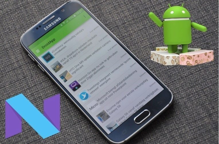 Telefon Galaxy S6 nougat