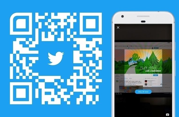 Twitter a QR kódy 2 náhleďák