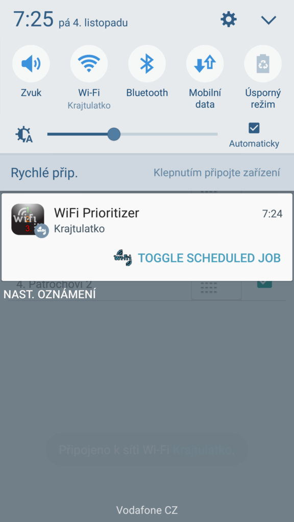 WiFi Prioritizer nastaveni 1