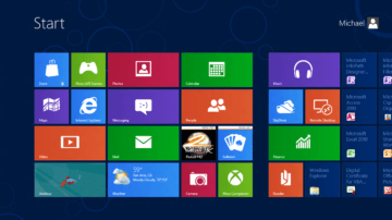 Windows 8 vsadily na dlaždice