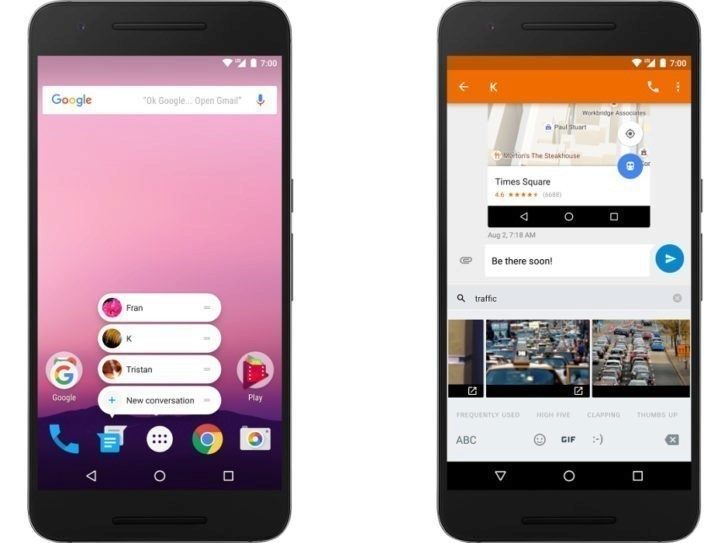Android 7.1.1 přinese například zástupce aplikací a obrázkovou klávesnici
