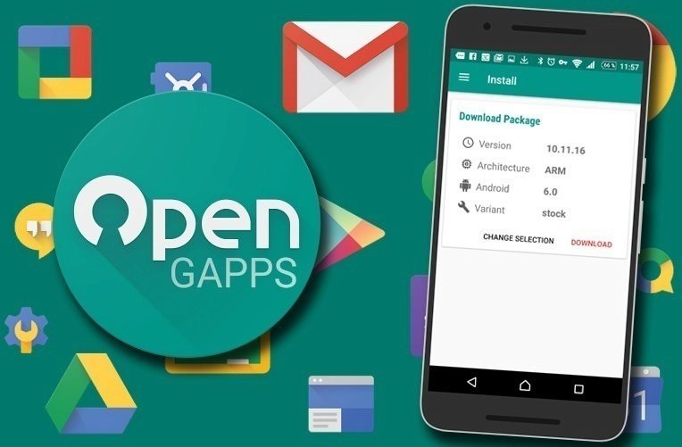 aplikace open gapps ico