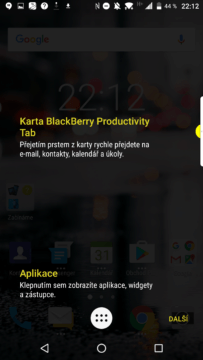 Prostředí: karta produktivity