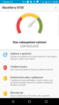 Bezpečnostní aplikace DTEK