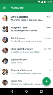 Hangouts je dle redaktorů nejlepší aplikací pro komunikaci zadarmo