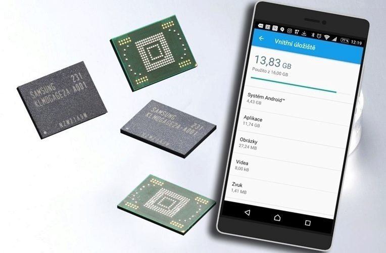 jak velkou interni pamet hlasovacka ico