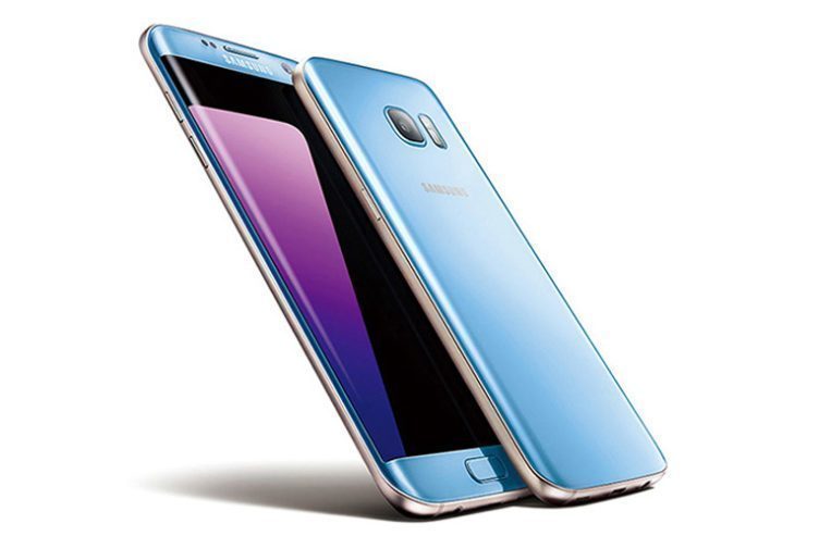 Korálově modrý Samsung Galaxy S7 Edge