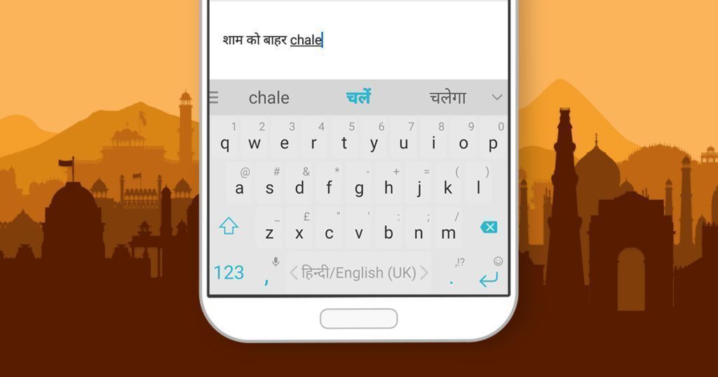 SwiftKey v nové verzi umí přepis z latinky do hindštiny