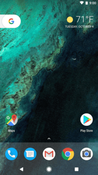 Pixel Launcher a jeho kruhové ikony aplikací