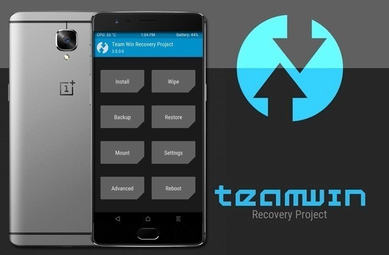 pro oneplus 3t alternativni recovery twrp ico