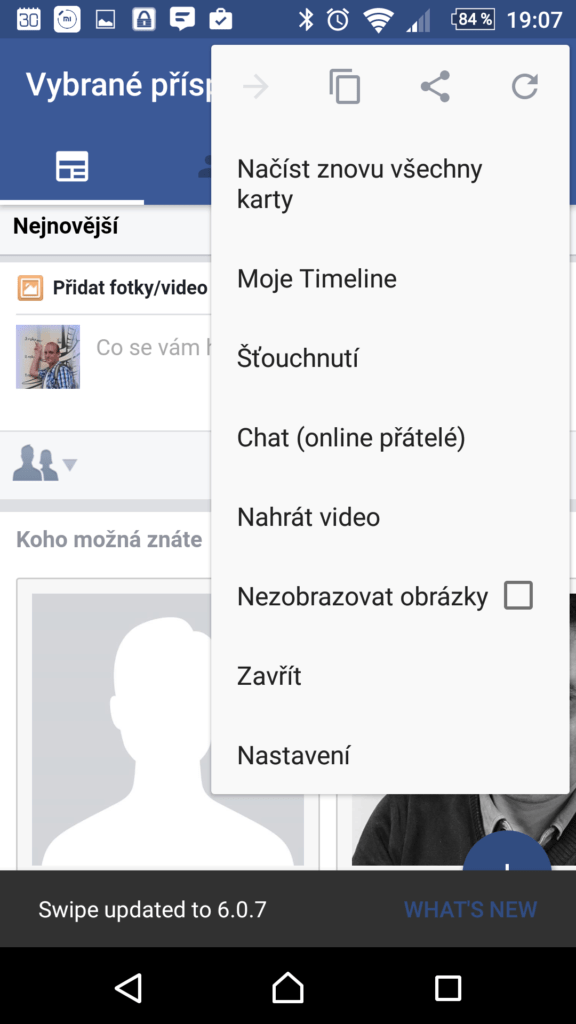 Kontextová nabídka