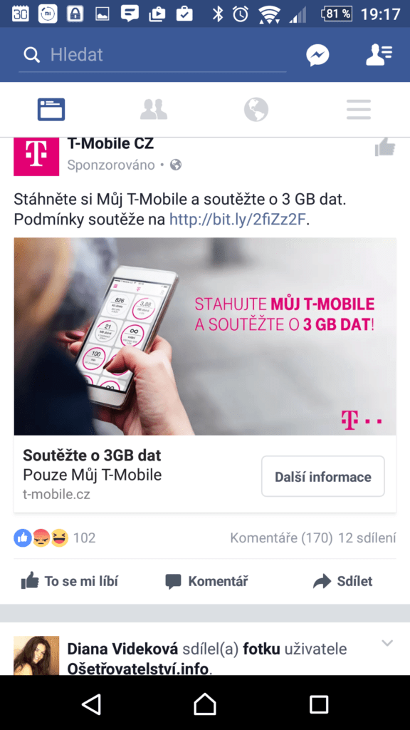 Oficiální aplikace