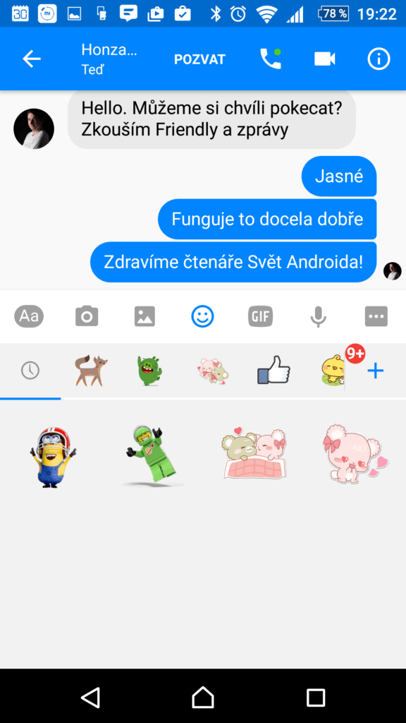 Nabídka samolepek