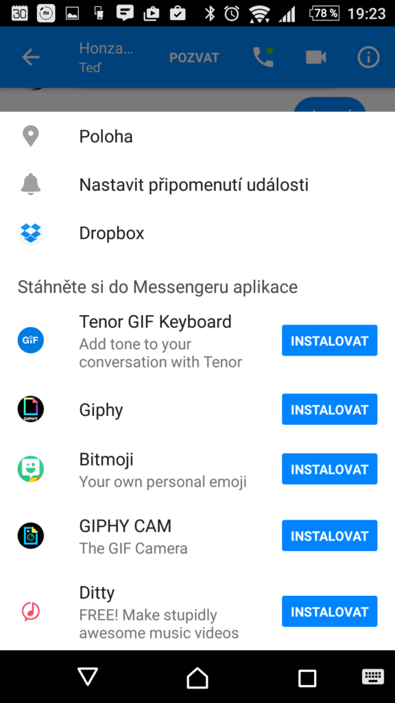 Další možnosti