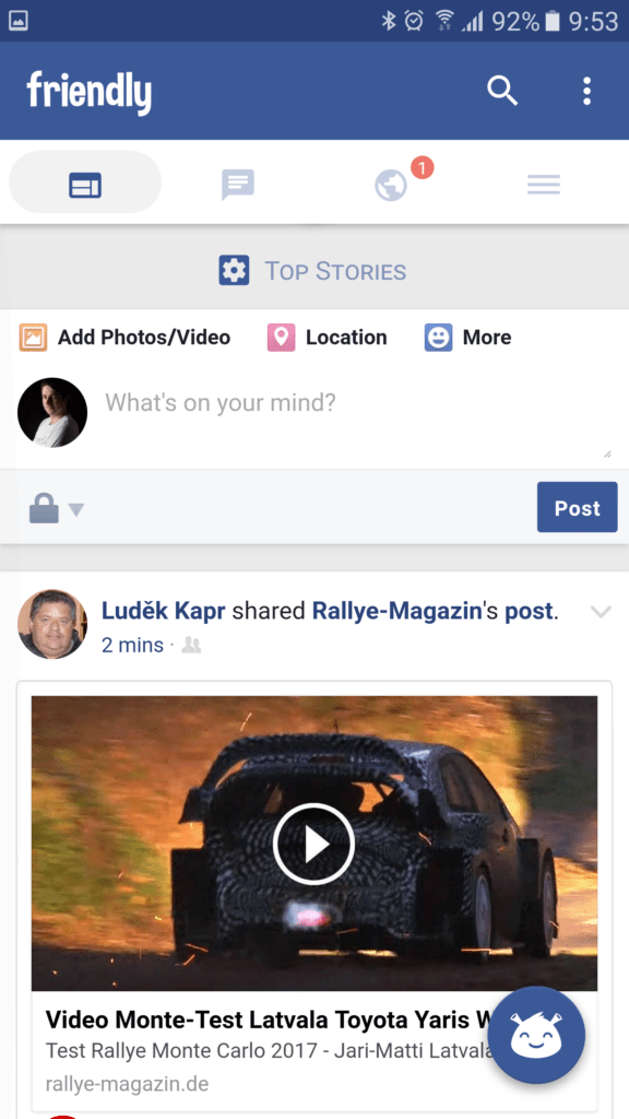 Aplikace Friendly for Facebook 14
