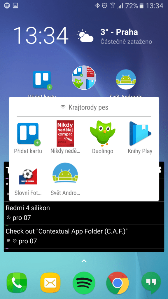 Contextual App Folder 9