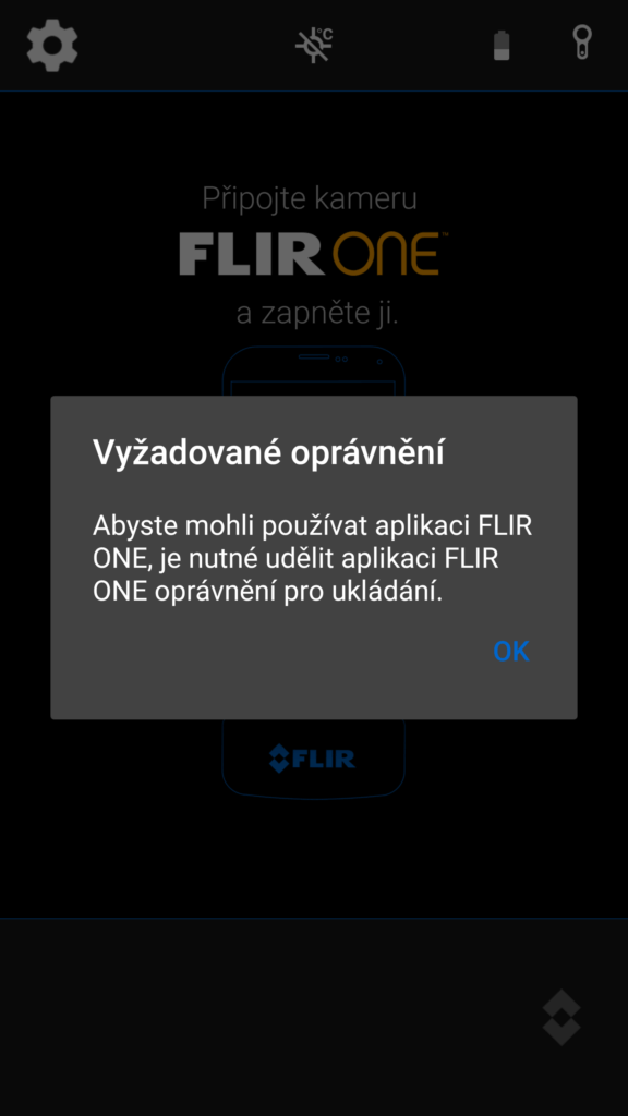 Flir One aplikace 1