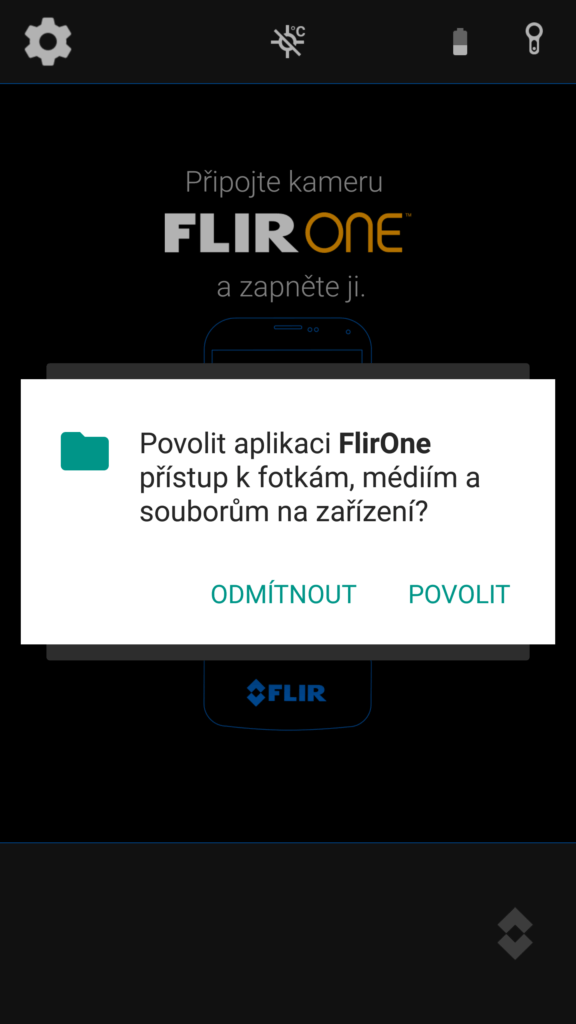 Flir One aplikace 2