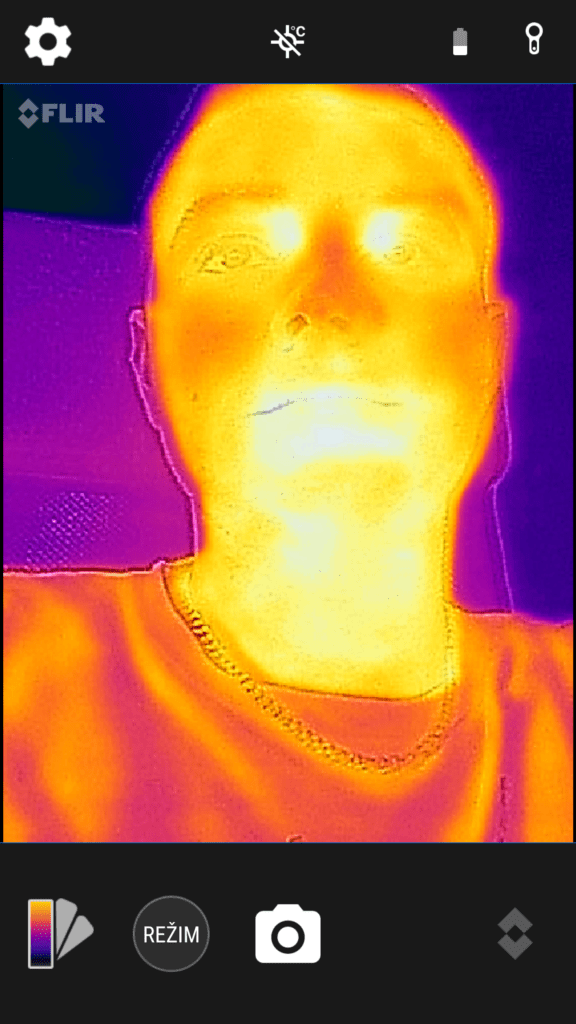 Flir One aplikace 3