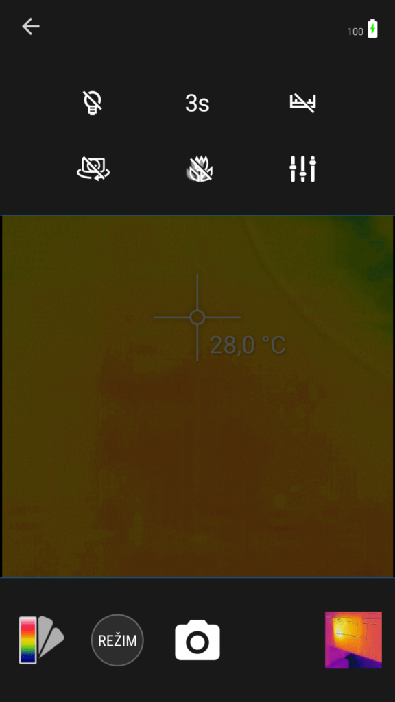 Flir One aplikace 4