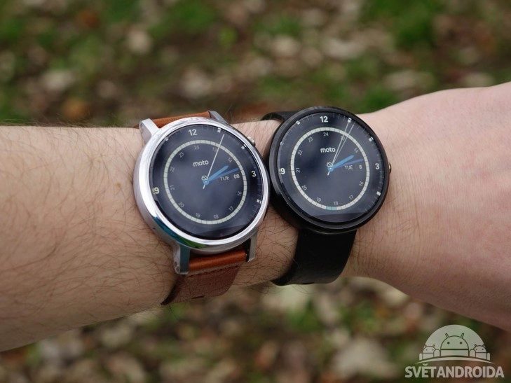 Motorola Moto 360 (2015) - konstrukce, srovnaní s první generací-2