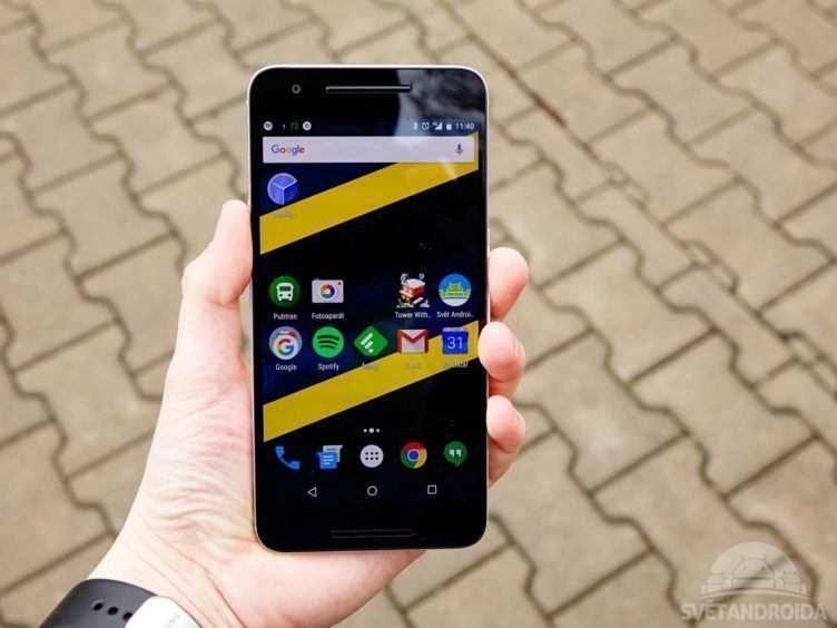 Nexus 6P - displej, čitelnost Nexus 6P - displej, čitelnost