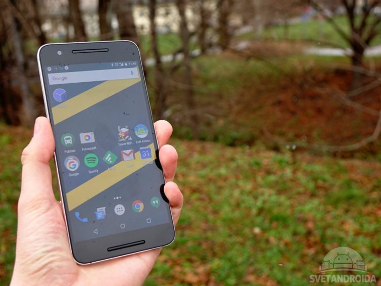 Nexus 6P - konstrukce, držení Nexus 6P - konstrukce, držení