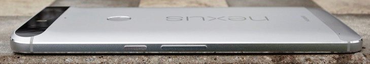 Nexus 6P - konstrukce, tlačítka